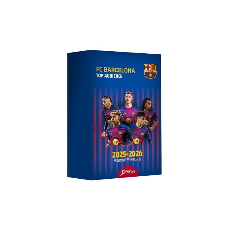 2025-2026 Daka Messi Mbappe Yamal Football Collection Card Real Madrid Barcelona Manchester Juventus Ale Milano Star Player C