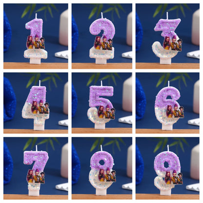 NEW Demon Digital Candle Cake Decoration Number Candle Cake Top Birthday Party Kpop Cake Decoration