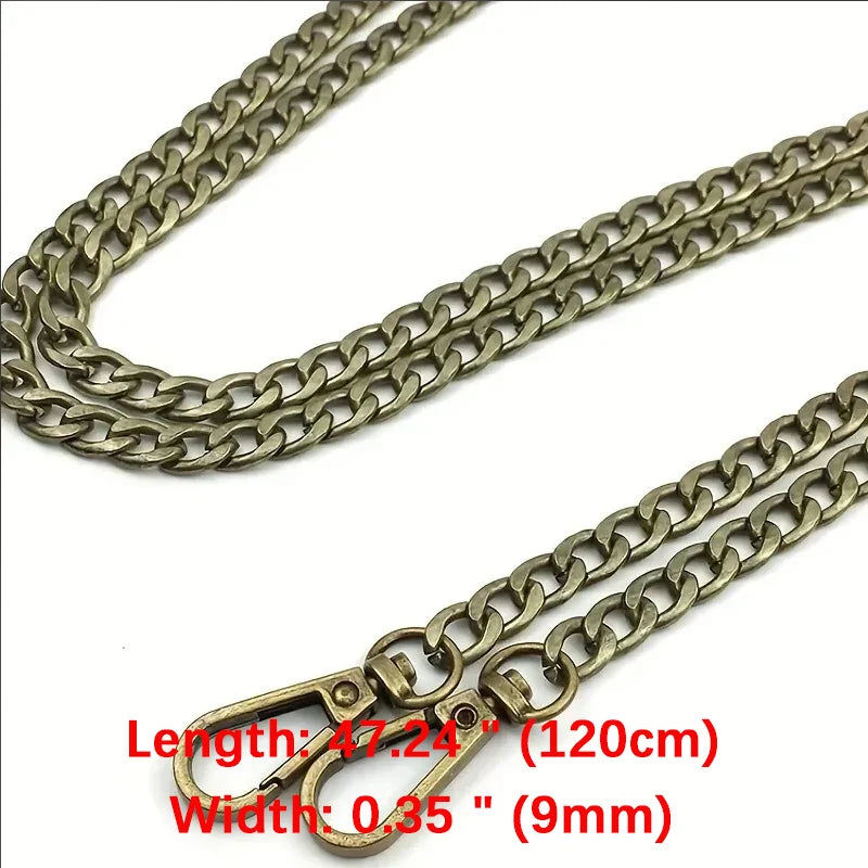 Metal Chain Accessories Crossbody Shoulder Portable Wrist Bag Chain Strap Replacement Luggage Accessories Versatile Decoratio