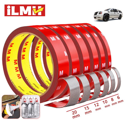 iLMH Extra Strong Double Sided Tape Adhesive Car Special Tear Off Without Leaving Traces High Viscosity Mounting Fixing Stick
