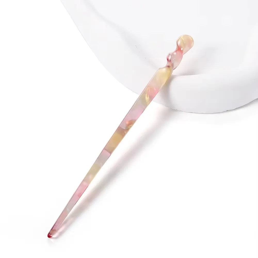 Chinese Style Hair Sticks Vintage Acetate Resin Chopstick Women Hairpins Hair Clip Pin Headwear Wedding Hair Jewelry Accessor