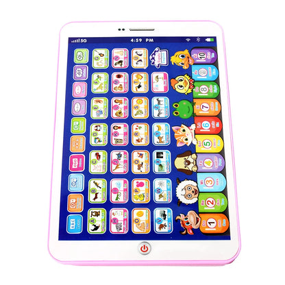 Spanish Alphabet Child Tablet Point Read Touch Enable Laptop Compluter Educational Toys Play Mobel Details for Children's Gif