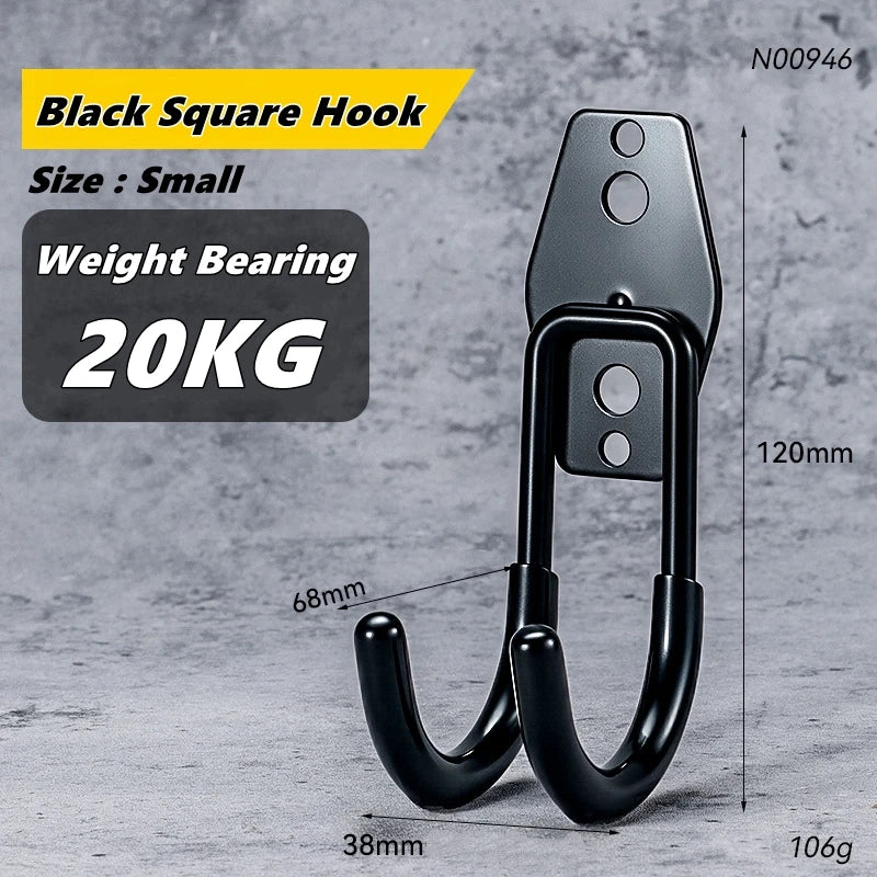 Garage Storage Utility Hooks,Garage Garden Tool Organizer,Hanging Utility Wall Mount Hooks,Heavy Duty Tool Storage Organizer 