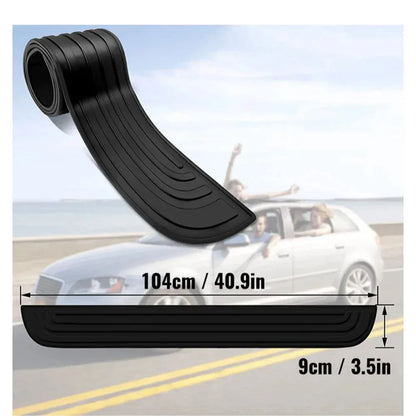 Universal ​Rear Bumper Guard PVC Rubber Protector Strip Car Trunk Door Sill Plate Protector For Bumper Reinforcement Decorati