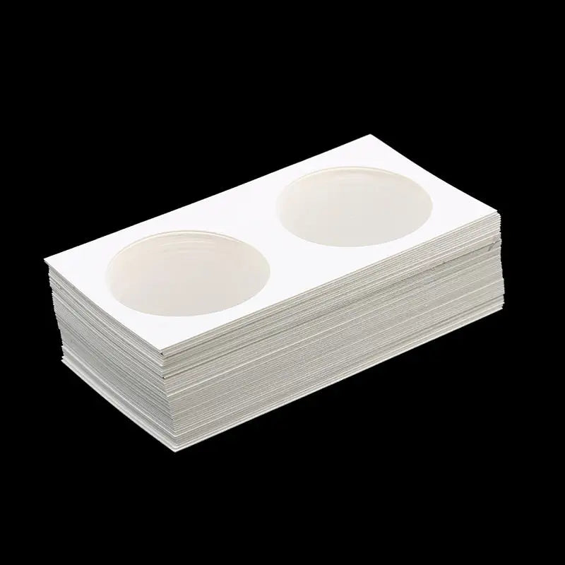 50PCS Square Cardboard Case Coin Album Commemorative Coin Paper Protective Clip Coin Supplies Storage 20.5/23/25/27.5/31.5/40