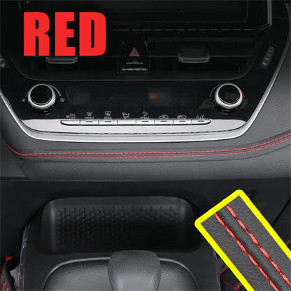 Universal Car Mouldings Trim Pu Leather DIY Braid Decorative Line Strip For Door Dashboard Sticker Car Interior Accessories -