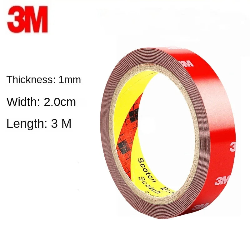 3M VHB Strong Double Sided Adhesive 3M 4229P 5-50mm Waterproof Traceless Foam Adhesive Tape For Car Home Indoor High Temperat