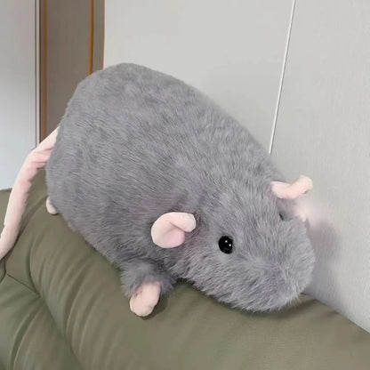 Cute 30/45/90cm Mouse Doll Plush Oversized Flower Branch Rat Doll Cartoon Soft Animal Figure Kids Gift Birthday