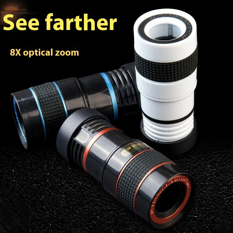 Telephoto Phone Lens Camera Universal Zoom Lens High Definition Focusing Effect Photography Large Light Transmission High Col