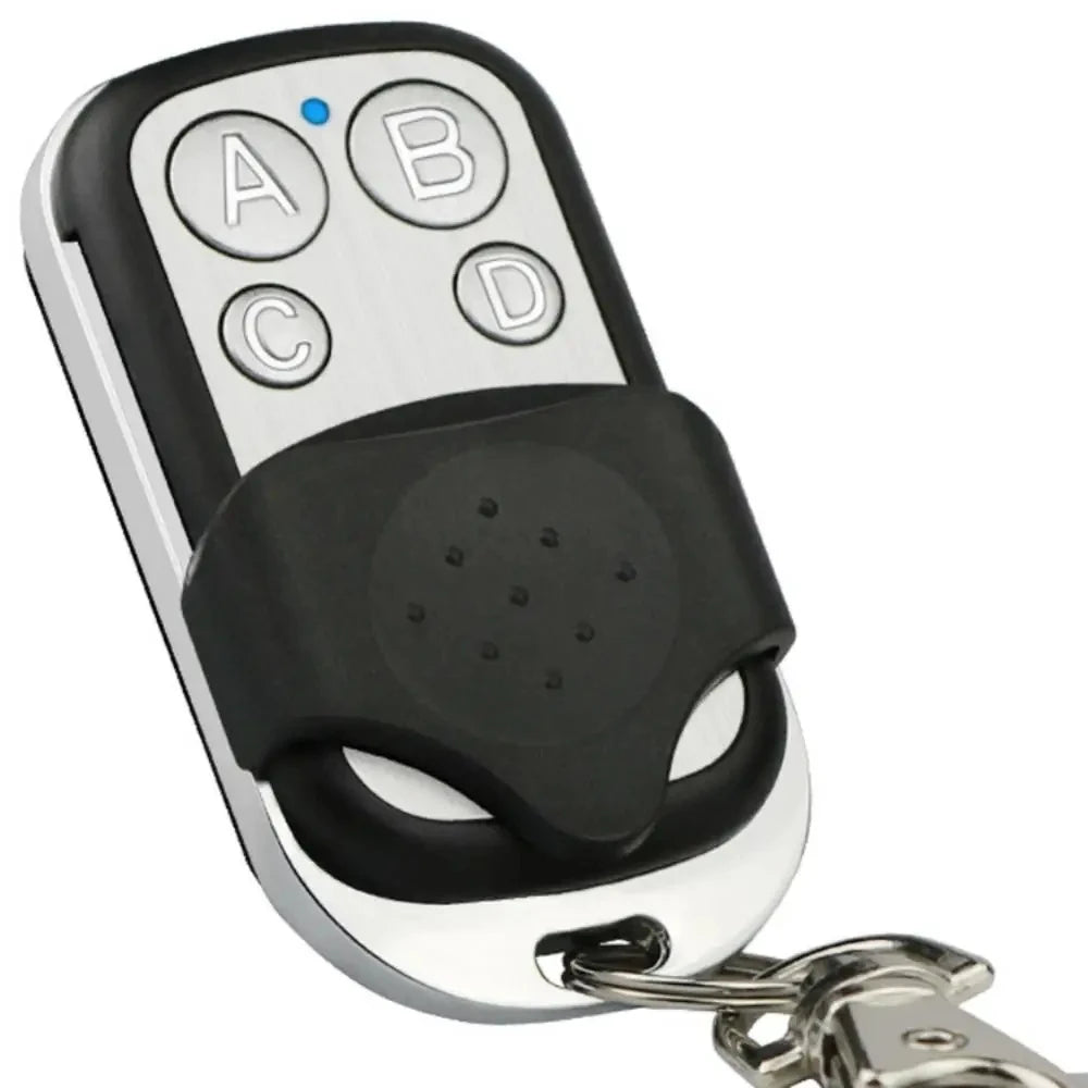 433MHz 4Button ABCD/Lock Unlock Remote Control Metal Push Button Transmitter Universal 4 Buttons Garage Door Opener Remote