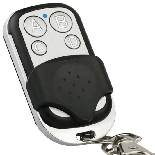 433MHz 4Button ABCD/Lock Unlock Remote Control Metal Push Button Transmitter Universal 4 Buttons Garage Door Opener Remote
