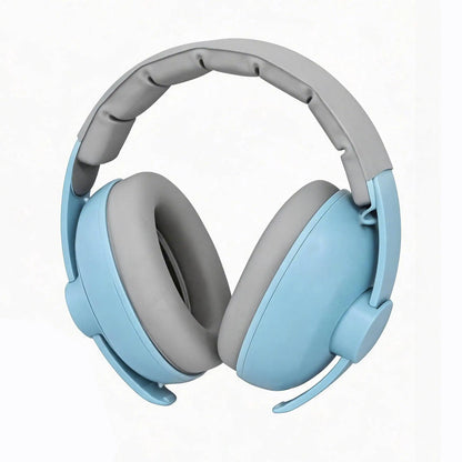 1pc Baby Ear Protection Anti-Noise Earmuffs Headphones for Sleep & Travel Ear Protection with Stretchable Design - light blue