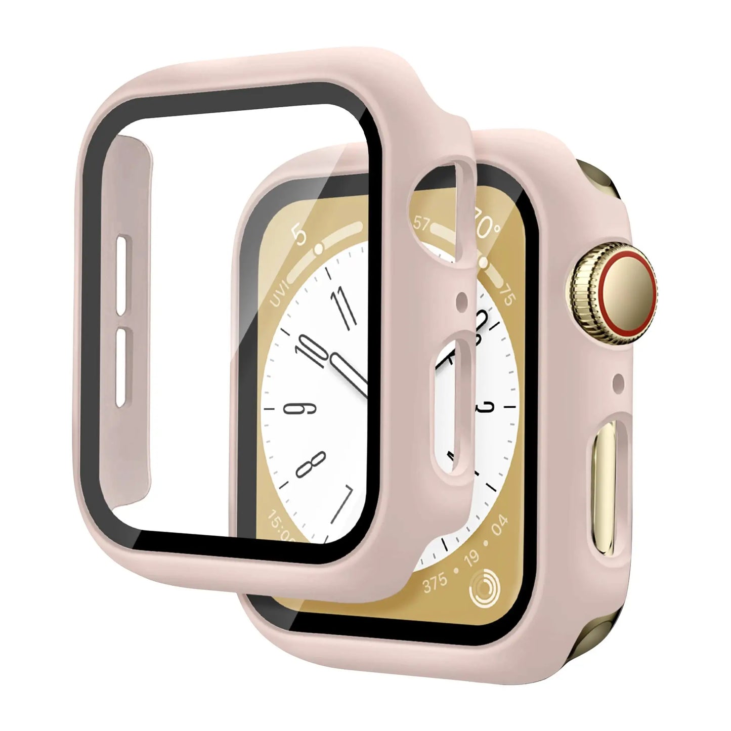 Glass+Cover For Apple Watch case 46mm 44mm 40mm 45mm 41mm 42mm 38mm Screen Protector iwatch series 10 9 8 7 6 5 3 SE Accessor