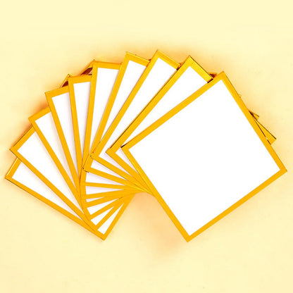 10Pcs Shikishi Boards Blank Art Cards Arts and Crafts Supplies Washi Paper for Cosplay