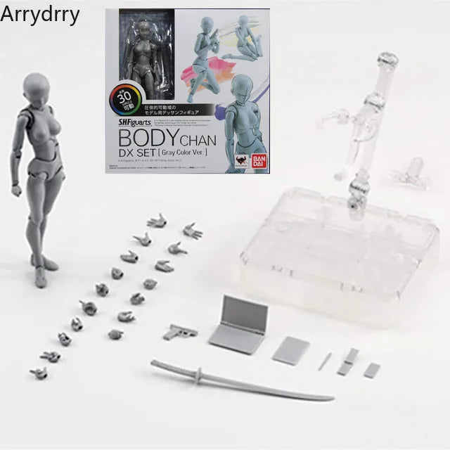 Sketch Draw Figurines Male Female Movable Body Kun Body Chan Joint Pain Anime Figure Shf Action Figure Toy Model Draw Mannequ