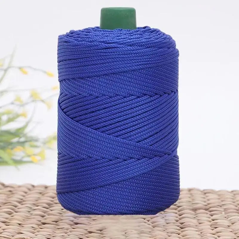 Summer Crochet Yarn Ice Rope 3mm Thread For Hand Knitting Bag Sun Hats Shoes Woven DIY Hook Cushion Silk Medium Thick About 2
