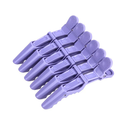 6PCS Alligator Hair Clips Hairdressing Clamps Claws Section Clip Barber Crocodile Hairpin Salon Styling Tools Hair Accessorie