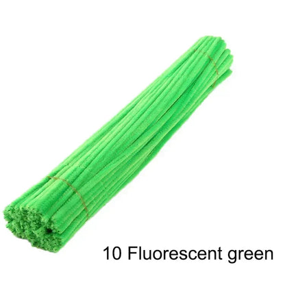 100/50Pcs Chenille Stems Bulk 22 Colors Chenille Pipe Cleaner Stems Kids Art and Crafts Projects and Decorations(6 MM x 12 in