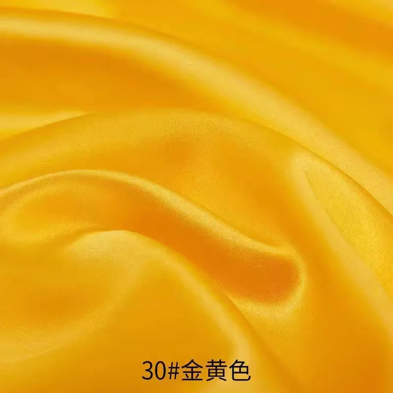 0.5m/1m/2m Satin Fabric Lining Soft and Shiny Silk-Like Material,for Clothing and Lining, Garments, DIY Craft, and Gift Wrapp