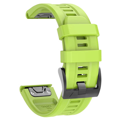 QuickFit 22mm 26mm Strap for Garmin Epix Gen 2 Silicone Band for Garmin Fenix 7 7X 5Plus 6XPro Enduro 2 Bracelet Watchband - 