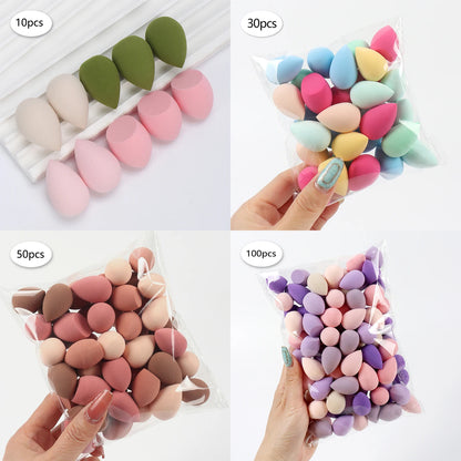 10/20/30/50/100Pcs Mini Makeup Sponge, Expands When Exposed to Water, Suitable for All Skin Types