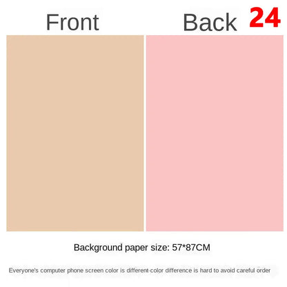 Photography Backdrops Wallpaper 57*87cm 2sides Solid Color Photo Background Props for Photo Studio Newborn Product Photograph