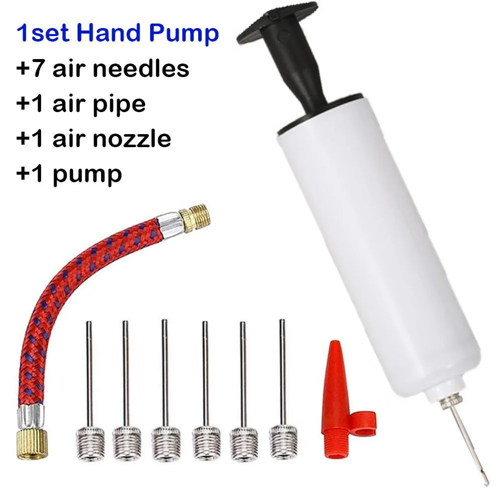 Portable Hand Air Balls Pump Inflator Inflatable Kit with Needle for Soccer Basketball Football Volleyball Balls And Bicycles