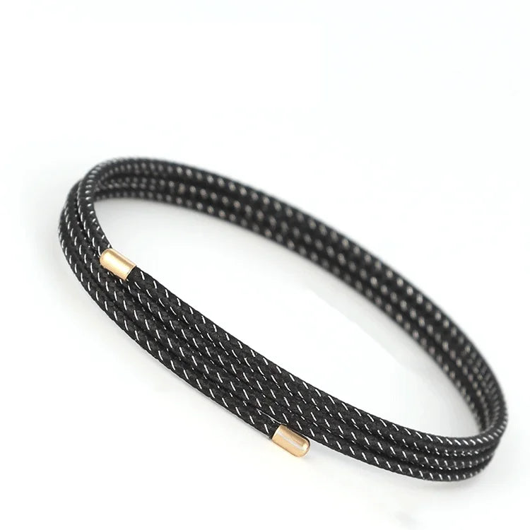 1PC Multicolor Magnetic Rope 51cm Adjustable Bracelets Rope For DIY Fashion Women Men Necklace Jewelry Making Accessories - S