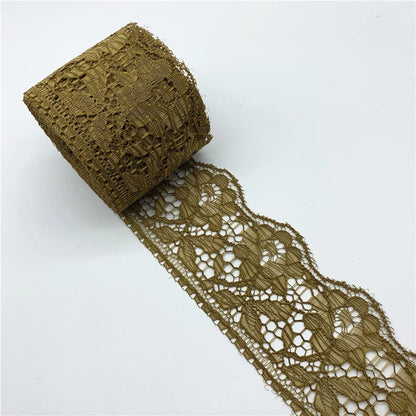 5yards/Lot 60mm Lace Ribbon Handicrafts Embroidered Net Lace Fabric Trim For Sewing Fabric Lace Ribbon Skirt Accessories - 15