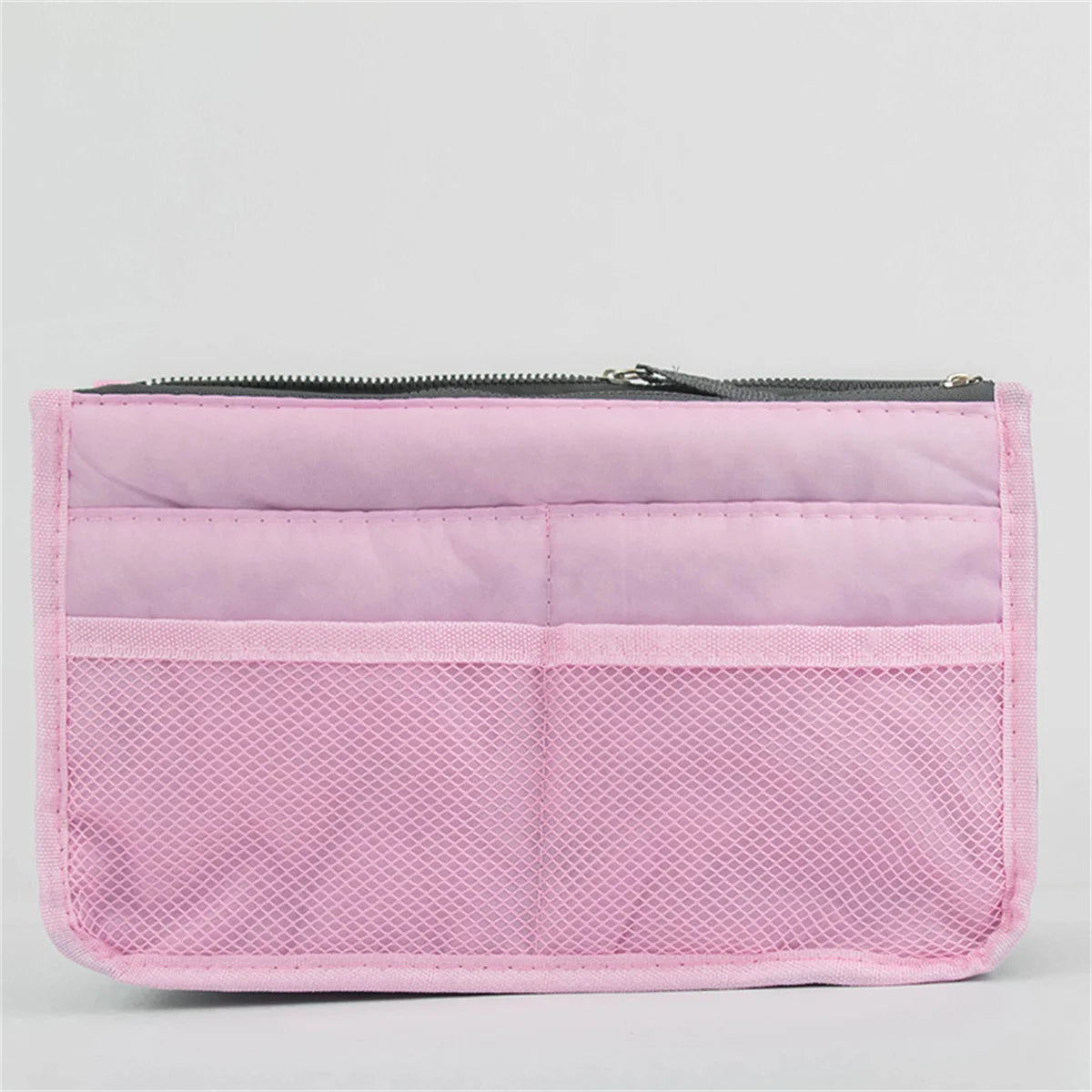 Multifunctional Bi-fold Storage Bag Double Zipper Large Capacity Storage Arrangement Makeup Toiletries Large Classification B