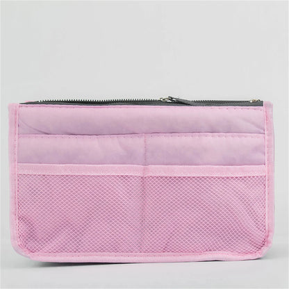 Multifunctional Bi-fold Storage Bag Double Zipper Large Capacity Storage Arrangement Makeup Toiletries Large Classification B