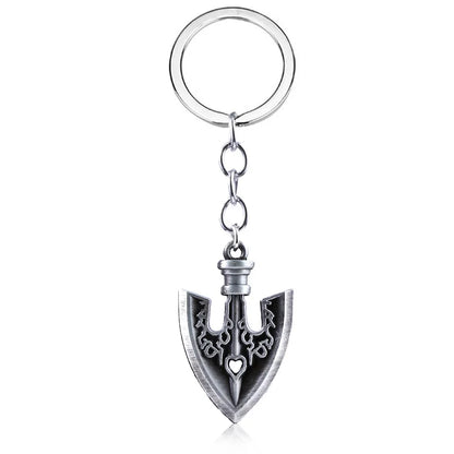 Anime JOJOS BIZARRE ADVENTURE Keychain Kujo Jotaro Arrow Metal Pendant Chain Choker keychain Charm Gifts Cosplay Jewelry