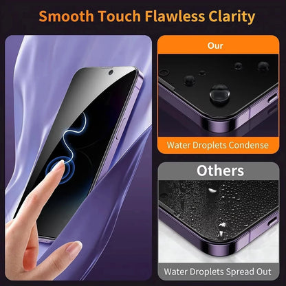 Privacy Screen Protector For iPhone 16 13 15 18 11 12 14 17 Pro Max Air 16e Anti-spy Glass For iPhone 13 12 Mini 7 8 Plus SE 