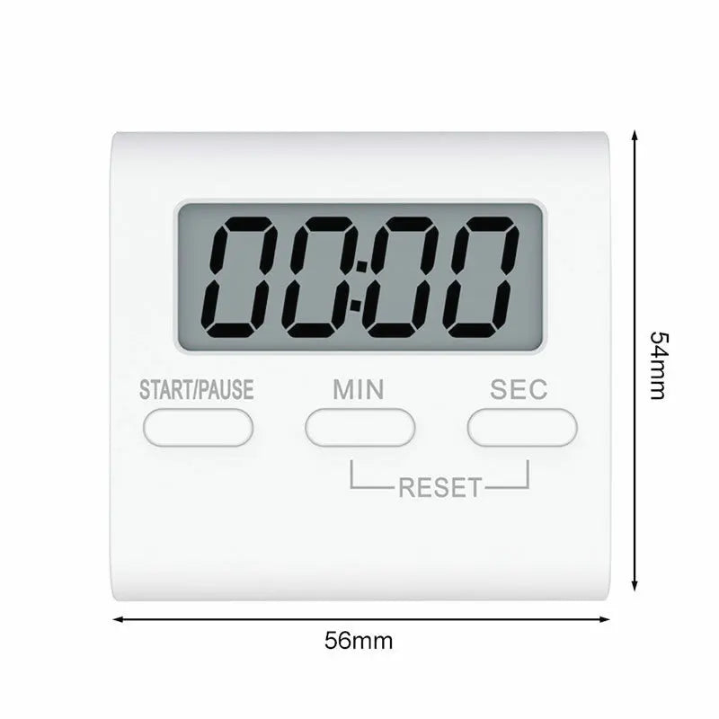 Digital Kitchen Timer Cooking Timer LCD Digital Manual Countdown Timer Mechanical Digital Kitchen Timer Magnetic Kitchen Gadg