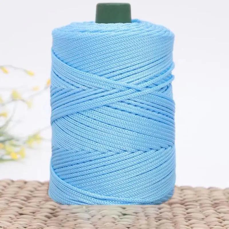 Summer Crochet Yarn Ice Rope 3mm Thread For Hand Knitting Bag Sun Hats Shoes Woven DIY Hook Cushion Silk Medium Thick About 2