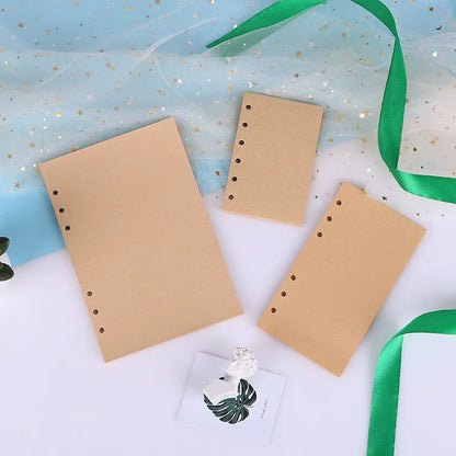 A5 A6A7 45 Sheets Loose Leaf Notebook Refill Spiral Binder Inner Page Weekly Monthly To Do Line Dot Grid Inside Paper Station