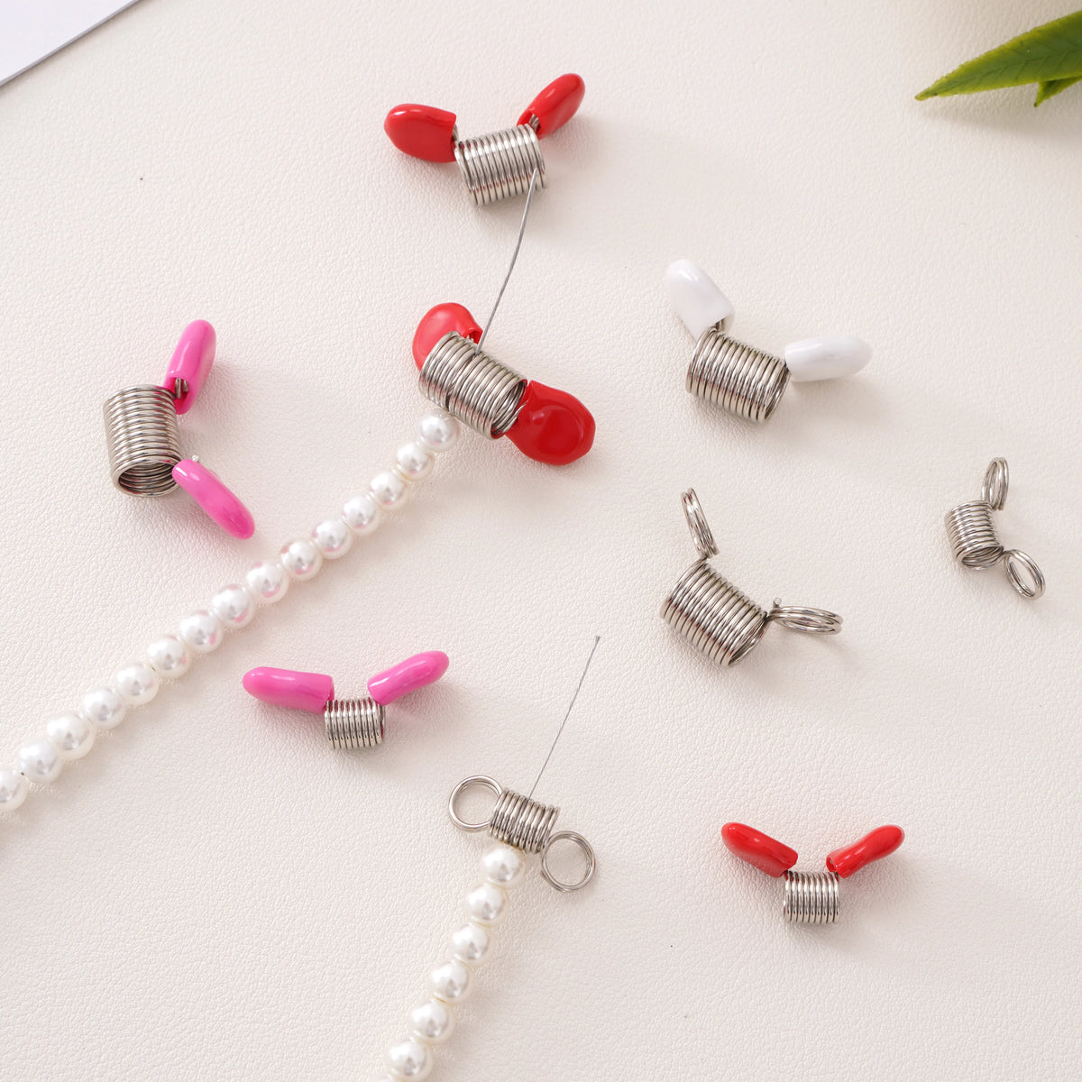 1pcs Bead Stopper Spring Clip Creative Bead Wire End Jewelry Making Tool DIY Bracelet Necklace Tool for Handmade Jewelry