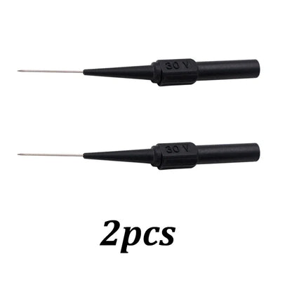 10Pcs 30V Diagnostic Tools Multimeter Test Lead Extention Back Piercing Needle Tip Probes Car Automotive Test Probe Kit 0.7MM