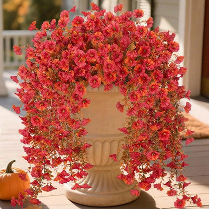 1/2Pcs Artificial Flowers Vine Morning Glory Wedding Bridal Home Room Table Festival Decor Outdoor Yard Garden Arch DIY Gift 