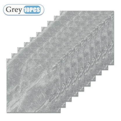 10/20/40PCS 30x30cm Self Adhesive Wallpaper Waterproof Tile Stickers FloorSticker for Kitchen Bathroom Ins Style Home Decor -