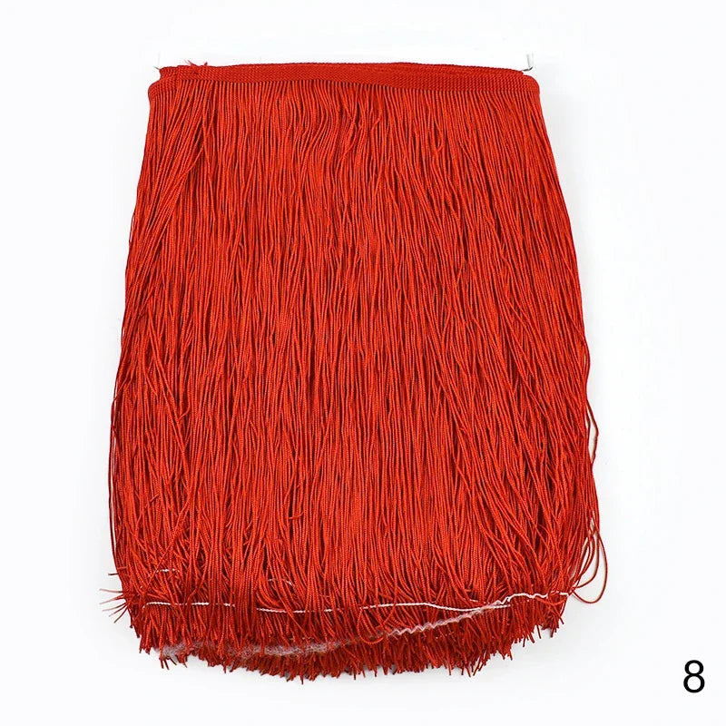 Lace Trim Fringe Tassels 2/5/10M, 30cm Long, For Curtain, Sewing, DIY Accessories - 8 / 30cm-5Yards