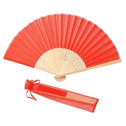 20pcs Personalized Engraved Silk Hand Fan Wedding Fold Fan Vintage Fans Customized Wedding Favor