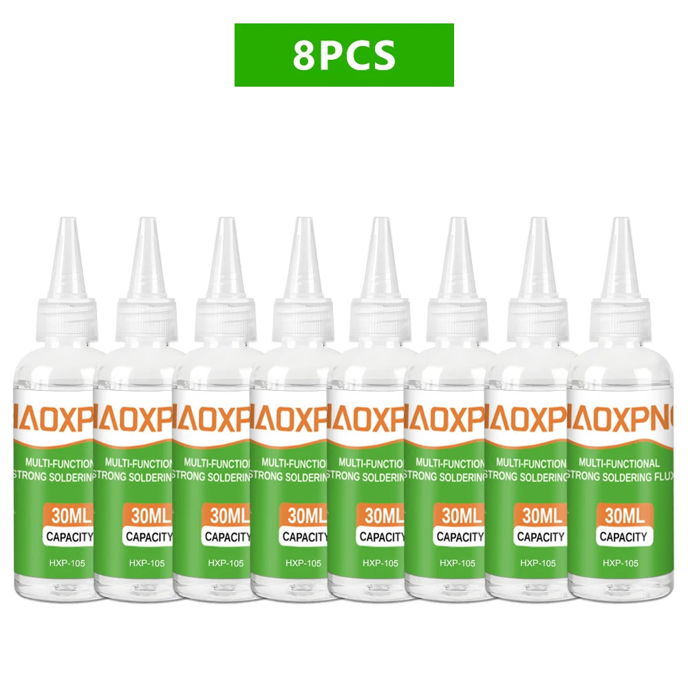 Liquid Flux/No Cleaning Required/Liquid Flux for Soldering/SMD/BGA/IC/PCB Repair - HXP-105-8PC