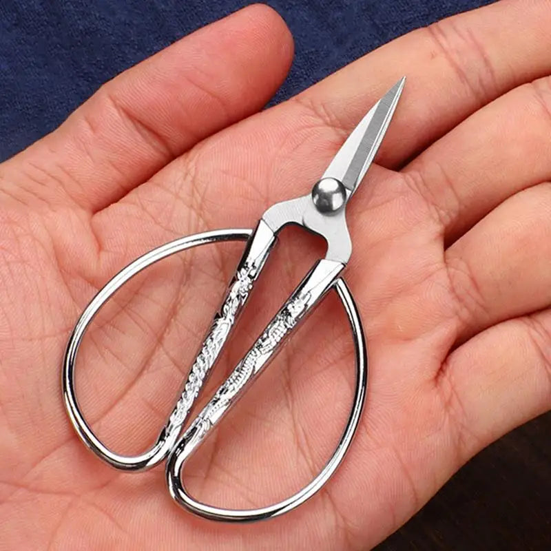 Mini Stainless Steel Scissors Vintage Tailor Scissors Durable Embroidery Scissors Fabric Thread Cutter Craft Tool For Sewing 