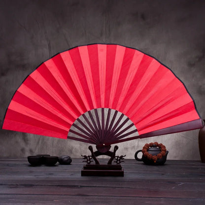 10/13 Inch Folding Fan Hand Silk Cloth DIY Chinese Folding Fan Wooden Bamboo Antiquity Fold Fans DIY Calligraphy Painting Dec