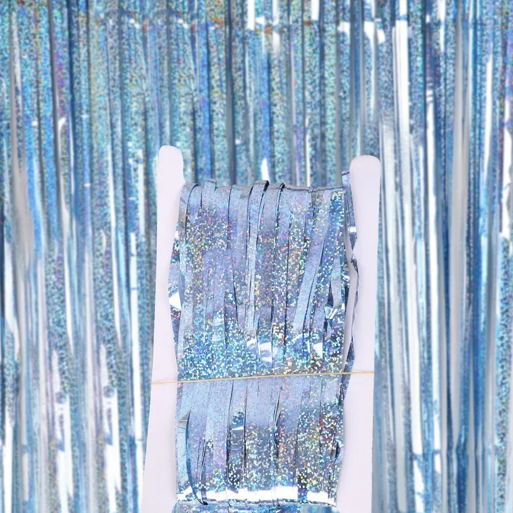 Gold Foil Curtain Fringe Pink For Backdrop Party Back Drop Photo Booth Wedding Graduations Birthday Christmas Event