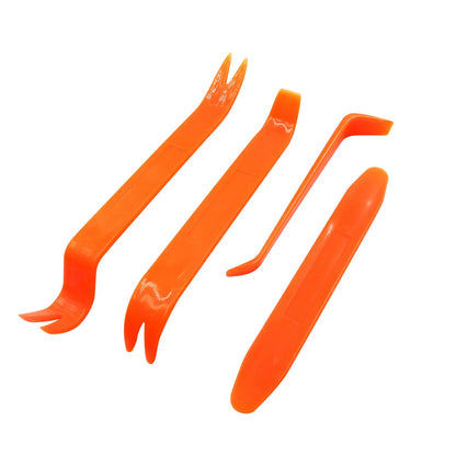 4pcs/Set Portable Car Panel Removal Tool Kit Nail Puller Radio Audio Door Pry Repair Clip Trim Dash Removal Installer Hand To