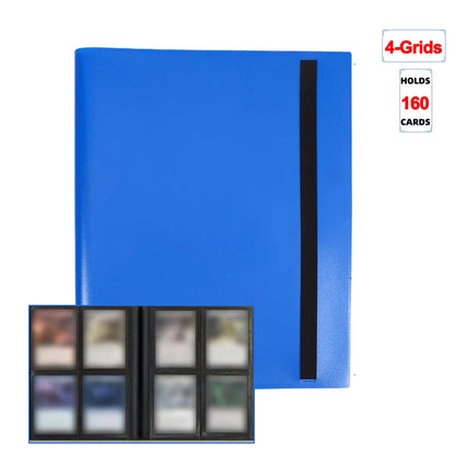 1Pc Card Binder 160/360/480 Trading Card Holder Book PP Cover Binder For Cards Durable Side Loading Card Book With Gaming Car