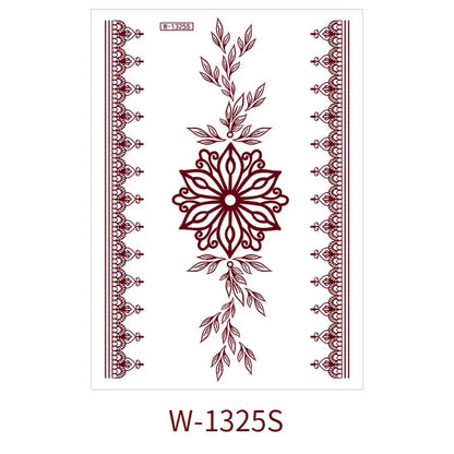 Tattoo Stickers English Word Waterproof Long Lasting Realistic Transfer Temporary Black Letters Feather Body Art For Men Wome
