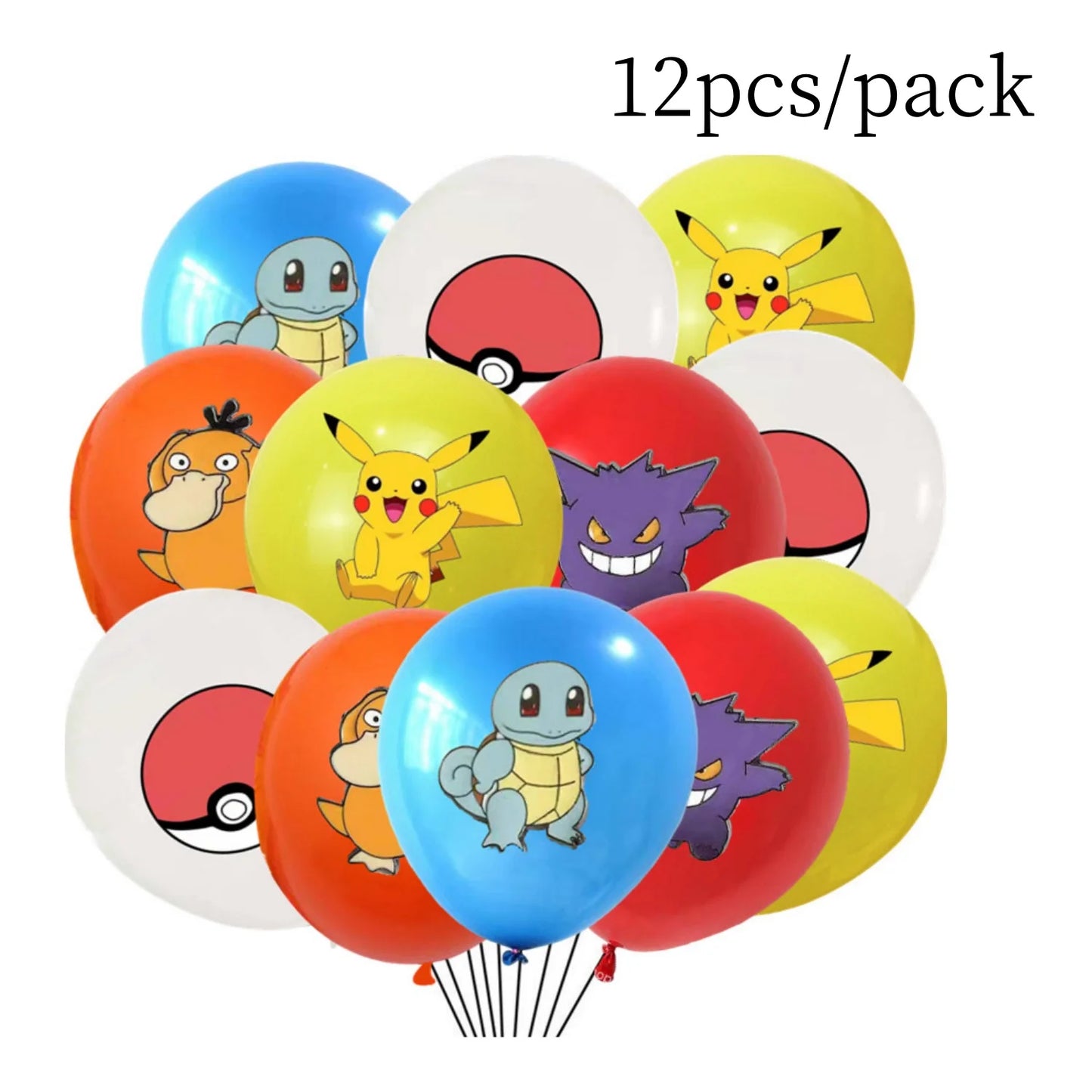 Decoration Pokemon Birthday Party Hats Pikachu Disposable Tableware Tablecloth Cup Plate Napkin Baby Shower Party Favors Poke